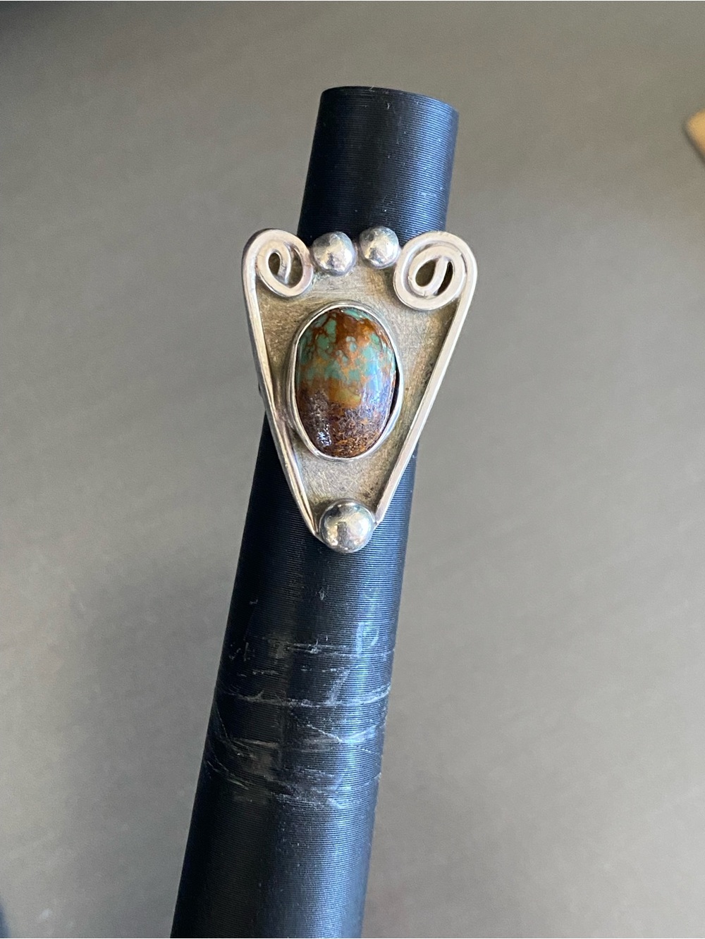Vintage Sterling Silver & Turquoise Ring